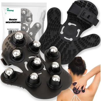 Masážní přístroj MASÁŽNÍ PŘÍSTROJ ANTICELULITIDNÍ PRO MASÁŽ TĚLA NOHOU STEHEN HÝŽDÍ BŘICHA VÁLEČEK