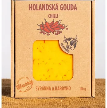 Gouda Chilli v Dárkové krabičce (Kravská Gouda s Chilli v Dárkové krabičce)