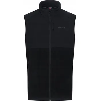 Pánská vesta Pánská lehká fleecová Bunda Bez Rukávů se stojáčkem - ANGLITE CAMPUS L černá