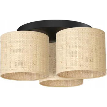 Kulatý Stropní Svítidlo Luminex 45 x 45 cm béžová, hnědá, černá
