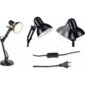 Lampička Stolní lampička Virone Deon černá, výkon až 60 W