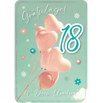 Obraz Přání k 18. narozeninám GM