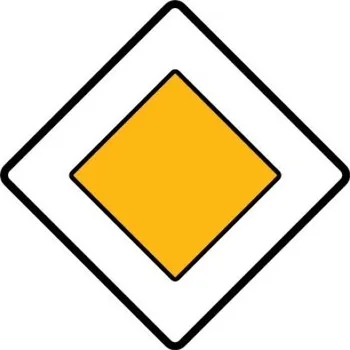 Dopravní značení Dopravní značka P2 - Hlavní pozemní komunikace