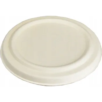 Jednorázové nádobí EKO víčko na misky 350 ml, balení 50 Ks, z cukrové třtiny