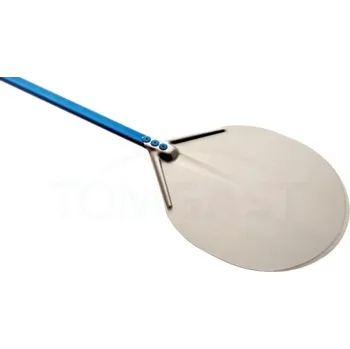 Lopata na pizzu GI-METAL | Lopata na pizzu hliníková prům. 33 cm, délka 180 cm (Hliníková lopata na pizzu, délka 180 cm, průměr 33 cm)