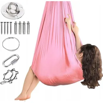 Zahradní houpačka SENZORICKÁ HOUDACÍ SÍŤ PRO DĚTI TERAPEUTICKÁ AKROBATICKÁ HOUPAČKA 280 x 150 cm