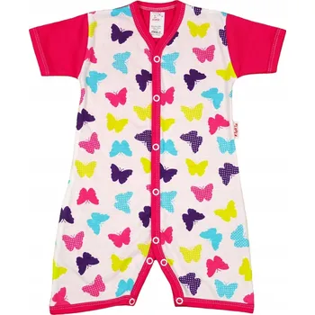 OBLEČENÍ S OVERAL RUKÁVEM, overaly, motýlky 74 KLEKLE