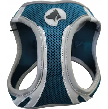 Postroj pro psa E.HIKINGOVÉ POPRUHY REFLEXNÍ MODRÉ M