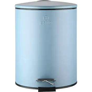 Odpadkový koš Koupelnový odpadkový koš s víkem a vyjímatelnou vnitřní nádobou 5 L modrý