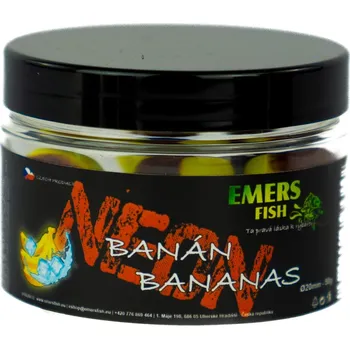 Boilies Emersfish Boilie Neonky Banán Bananas 50 g - 16 mm