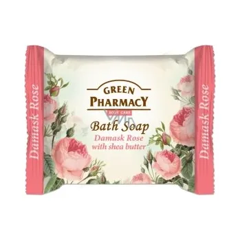 Koupelová kosmetika Green Pharmacy Damašská růže a Bambucké máslo mýdlo 100g