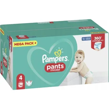 Plenkové kalhoty Plenkové Kalhotky Pampers Pants Velikost 4 104 ks