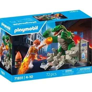 Stavebnice Playmobil Playmobil 71831 Hrdinský souboj s ještěrem