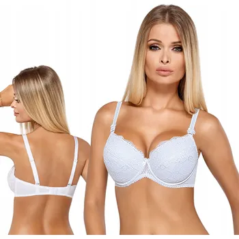 Podprsenka PariPari Vesta white koronka bílá Podprsenka 85A PUSH-UP