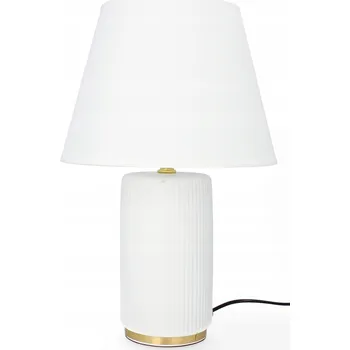 Lampička Stolní lampa Livello LOFT bílá, zlatá 60 W