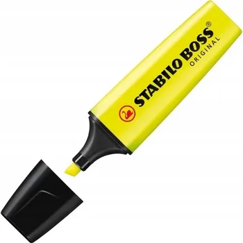Zvýrazňovač Sada 10 Kusů žlutých zvýrazňovačů STABILO BOSS ORIGINAL