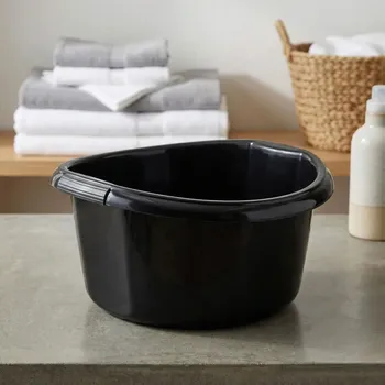 Koš na prádlo Plastová prací mísa ALTOM DESIGN 20 l černá