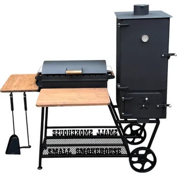 Zahradní gril Kalme Small Smokehouse Venkovní Kombinovaná Kuchyně SET SMALLSMOKEHOUSE