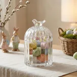 Skleněná dóza s víkem ALTOM DESIGN PTASZEK 12 cm