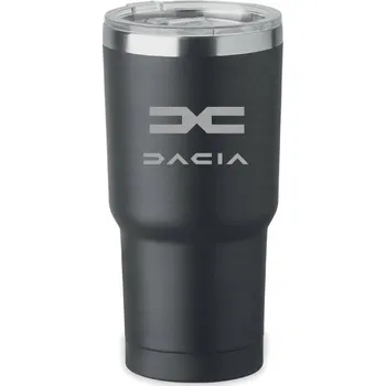 Termohrnek Termohrnek s dvojitou stěnou 500ml Dacia Černý do auta dárek