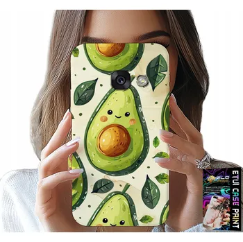 Pouzdro na mobilní telefon POUZDRO PRO SAMSUNG A5 2017 - ROZTOMILÝ USMÍVAJÍCÍ SE AVOKÁDOVÝ OCHRANNÝ KRYT