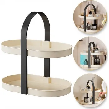 Organizér na kosmetiku ORGANIZÉR STOJAN NA KOSMETIKU ŠTĚTCE DO KOUPELNY PROSTRANNÝ ELEGANTNÍ XL