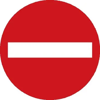 Dopravní značení Dopravní značka B2 - Zákaz vjezdu všech vozidel - Standardní kruh 700mm