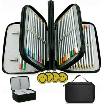 Penál VELKÝ ŠKOLNÍ PENÁL ČTYŘKOMOROVÝ VÍCEÚČELOVÝ