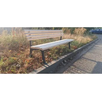 Zahradní lavice Lavička Historia, litinová - Bezbarvý