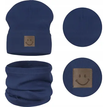 Čepice ČEPICE + NÁKRČNÍK DĚTSKÝ SET JARNÍ MAJKA