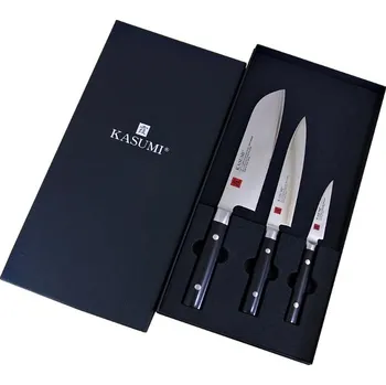 KASUMI | set kuchyňských nožů III DAMASCUS (Japonské kuchyňské nože KASUMI, sada tří nožů)