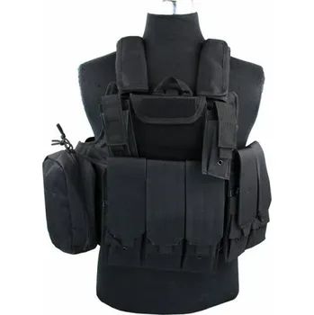 Airsoft Taktická modulární vesta CIRAS MAR - černá, kopie, Wosport