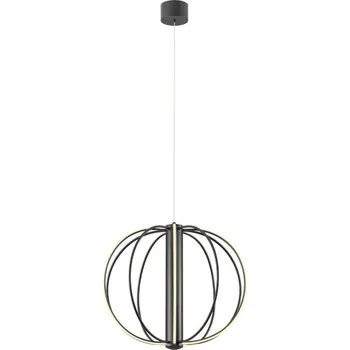 Redo Závěsné LED svítidlo MOSS, 41W, ø 50 cm, 3000K stmívatelné Barva: Černá