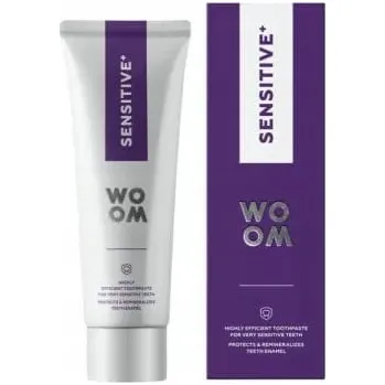Dentální hygiena Woom Sensitive+ jemná pasta pro citlivé zuby 75 Ml