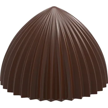 Forma na pečení Chocolate World FORMA NA PRALINKY - POLOKOULE PLISSÉ 10ks