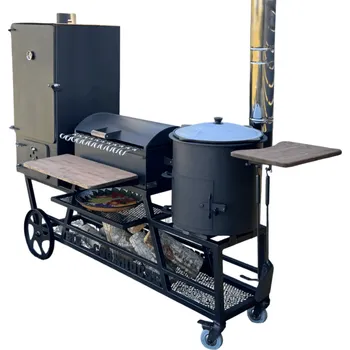 Zahradní gril Kalme Venkovní kuchyně BIG COOKHOUSE 3v1 Kalme