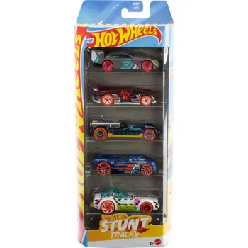 auto na autodráhu Hot Wheels 5ks angličáky Stunt Tracks