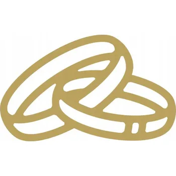 Svatební dekorace SAMOLEPKY NA SKLENIČKY - SNUBNÍ PRSTENY 75 KS SVATEBNÍ HOSTINA