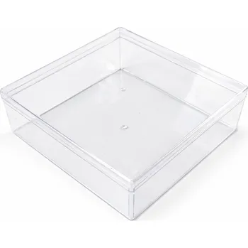 Formička Cake Star plastový box s víčkem 18,5x18,5x6cm