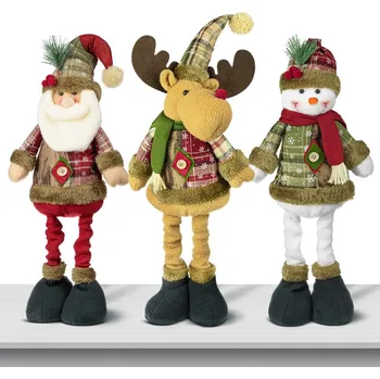 Vánoční dekorace VÁNOČNÍ FIGURKY Sněhulák Santa Mikuláš Sněhulák VELKÁ VÁNOČNÍ DEKORACE