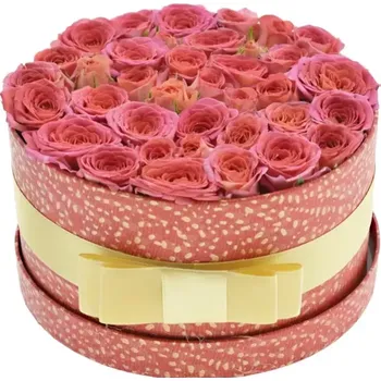 Dárková krabička Krabička růží CHIMO červená 18x8cm