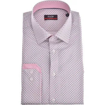 Pánská košile Košile Pure Slim Fit "City" jemný vzor E11001_21104_390 velikost: 41/42, délka rukávu: dlouhý rukáv