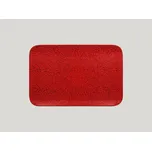 Talíř obdélníkový 33 x 22 cm - červená