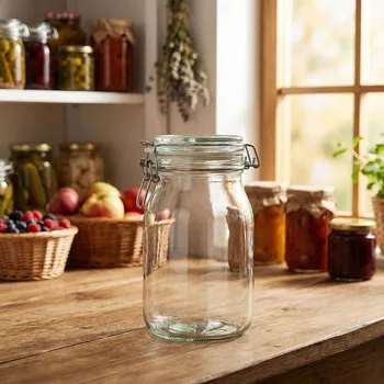 Skleněná zavařovací dóza hermetická s klipem ALTOM DESIGN 1,1 l