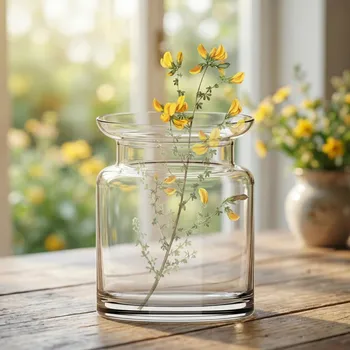 Váza Skleněná váza ALTOM DESIGN PIWONIA 15 cm