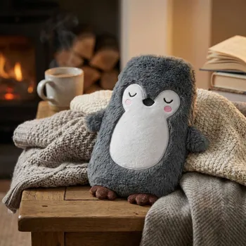 Termofor Termofor plyšový ALTOM DESIGN PINGWINEK 0,5 l šedý