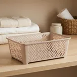 Plastový úložný koš ALTOM DESIGN 29,5 cm taupe