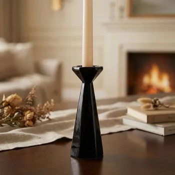 Svícen Ozdobný svícen ALTOM DESIGN 24,5 cm černý