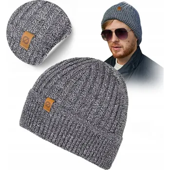Čepice Zimní čepice Brødrene šedá, univerzální velikost