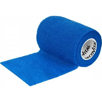 Samodržící elastické obinadlo Recovital – 7,5 cm x 4,5 m, navy blue, hypoalergenní